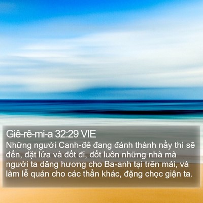 Giê-rê-mi-a 32:29 VIE Bible Verse Image