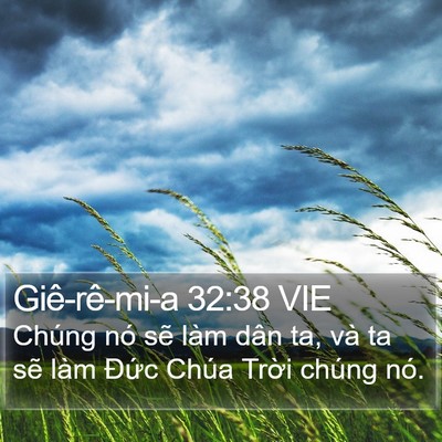 Giê-rê-mi-a 32:38 VIE Bible Verse Image