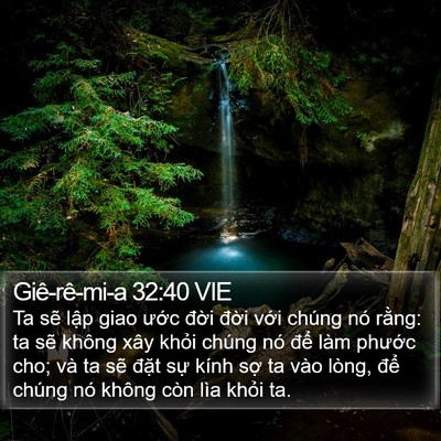 Giê-rê-mi-a 32:40 VIE Bible Verse Image