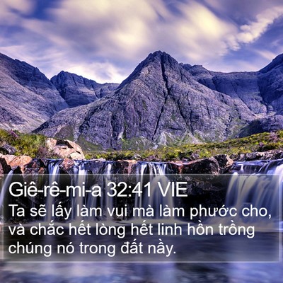 Giê-rê-mi-a 32:41 VIE Bible Verse Image
