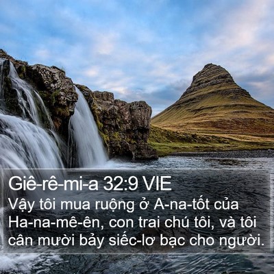 Giê-rê-mi-a 32:9 VIE Bible Verse Image