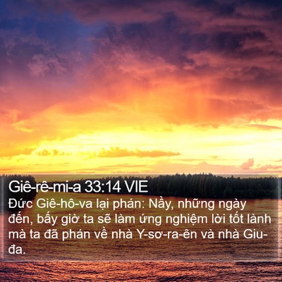 Giê-rê-mi-a 33:14 VIE Bible Verse Image