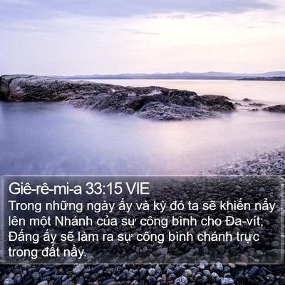 Giê-rê-mi-a 33:15 VIE Bible Verse Image