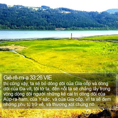 Giê-rê-mi-a 33:26 VIE Bible Verse Image