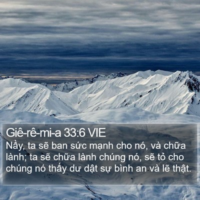 Giê-rê-mi-a 33:6 VIE Bible Verse Image