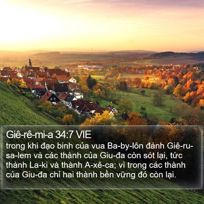 Giê-rê-mi-a 34:7 VIE Bible Verse Image
