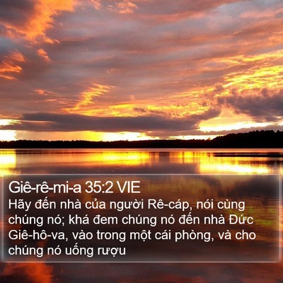 Giê-rê-mi-a 35:2 VIE Bible Verse Image