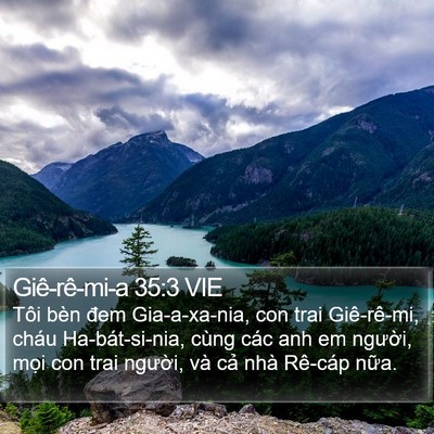 Giê-rê-mi-a 35:3 VIE Bible Verse Image