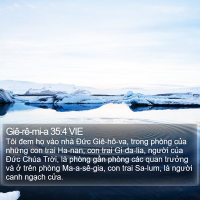 Giê-rê-mi-a 35:4 VIE Bible Verse Image