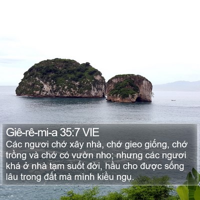 Giê-rê-mi-a 35:7 VIE Bible Verse Image