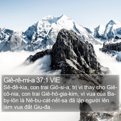 Giê-rê-mi-a 37:1 VIE Bible Verse Image