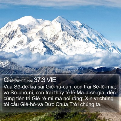 Giê-rê-mi-a 37:3 VIE Bible Verse Image