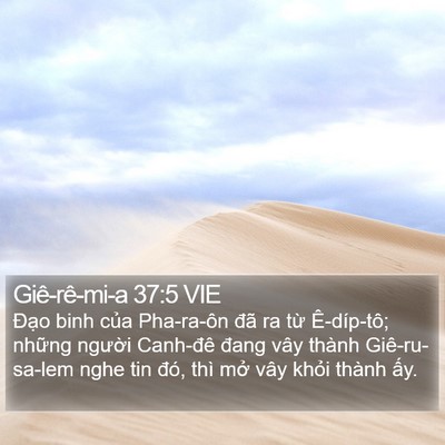 Giê-rê-mi-a 37:5 VIE Bible Verse Image