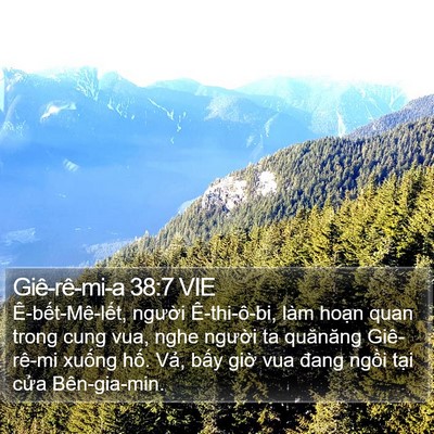 Giê-rê-mi-a 38:7 VIE Bible Verse Image