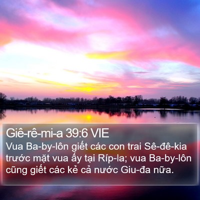 Giê-rê-mi-a 39:6 VIE Bible Verse Image