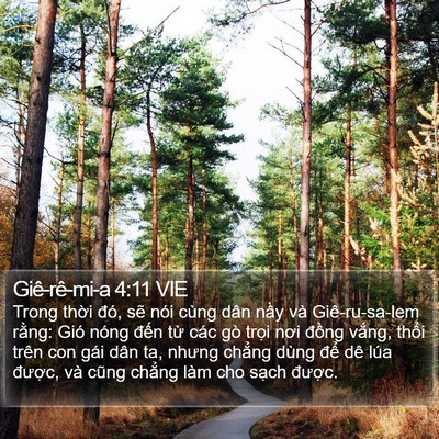 Giê-rê-mi-a 4:11 VIE Bible Verse Image