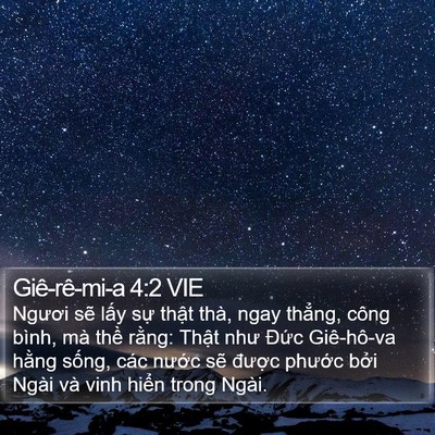 Giê-rê-mi-a 4:2 VIE Bible Verse Image