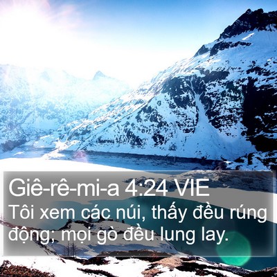 Giê-rê-mi-a 4:24 VIE Bible Verse Image