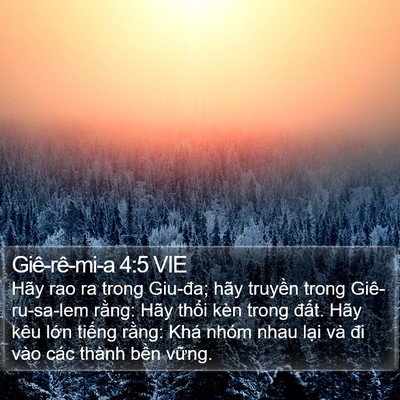 Giê-rê-mi-a 4:5 VIE Bible Verse Image