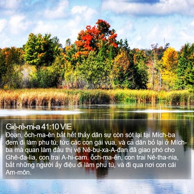 Giê-rê-mi-a 41:10 VIE Bible Verse Image