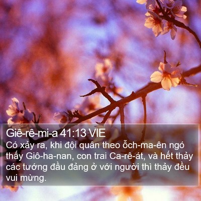 Giê-rê-mi-a 41:13 VIE Bible Verse Image