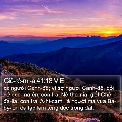 Giê-rê-mi-a 41:18 VIE Bible Verse Image