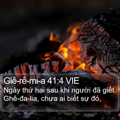 Giê-rê-mi-a 41:4 VIE Bible Verse Image