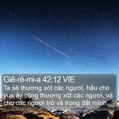 Giê-rê-mi-a 42:12 VIE Bible Verse Image