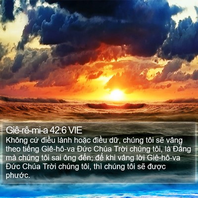 Giê-rê-mi-a 42:6 VIE Bible Verse Image