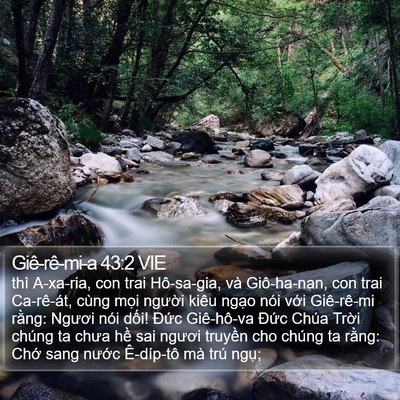 Giê-rê-mi-a 43:2 VIE Bible Verse Image