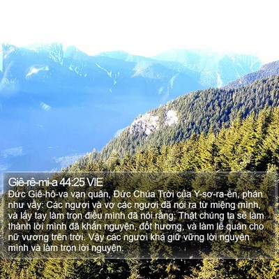 Giê-rê-mi-a 44:25 VIE Bible Verse Image
