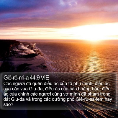 Giê-rê-mi-a 44:9 VIE Bible Verse Image