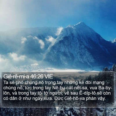 Giê-rê-mi-a 46:26 VIE Bible Verse Image