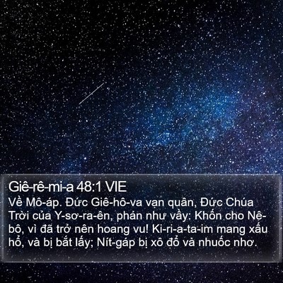 Giê-rê-mi-a 48:1 VIE Bible Verse Image