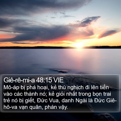 Giê-rê-mi-a 48:15 VIE Bible Verse Image