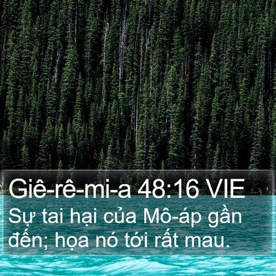 Giê-rê-mi-a 48:16 VIE Bible Verse Image