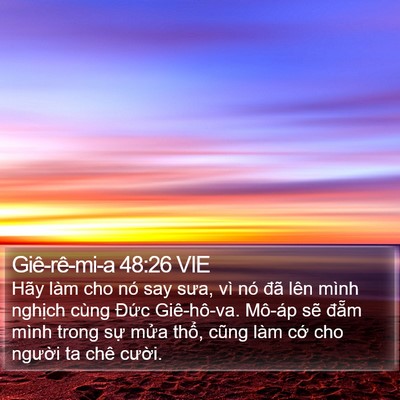 Giê-rê-mi-a 48:26 VIE Bible Verse Image
