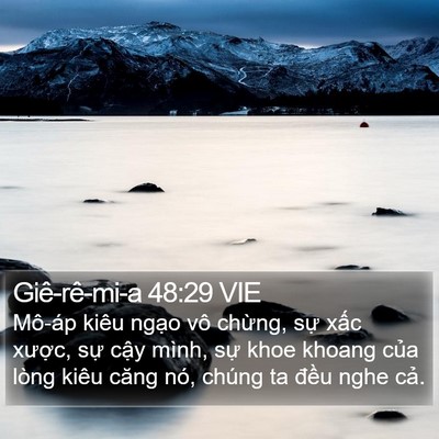 Giê-rê-mi-a 48:29 VIE Bible Verse Image