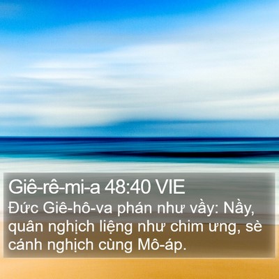 Giê-rê-mi-a 48:40 VIE Bible Verse Image