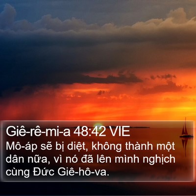 Giê-rê-mi-a 48:42 VIE Bible Verse Image