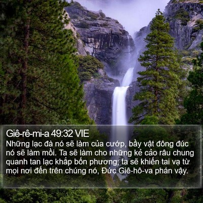 Giê-rê-mi-a 49:32 VIE Bible Verse Image