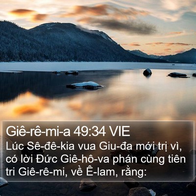Giê-rê-mi-a 49:34 VIE Bible Verse Image