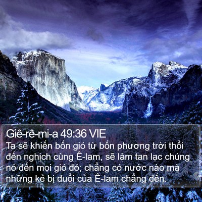 Giê-rê-mi-a 49:36 VIE Bible Verse Image