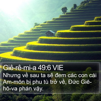 Giê-rê-mi-a 49:6 VIE Bible Verse Image