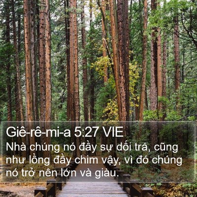 Giê-rê-mi-a 5:27 VIE Bible Verse Image