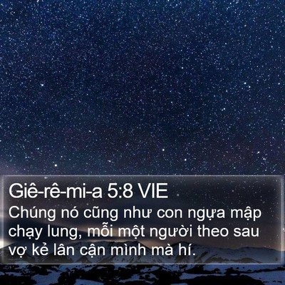 Giê-rê-mi-a 5:8 VIE Bible Verse Image