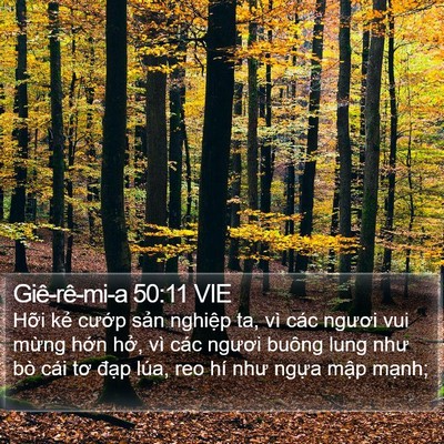 Giê-rê-mi-a 50:11 VIE Bible Verse Image
