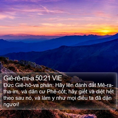 Giê-rê-mi-a 50:21 VIE Bible Verse Image