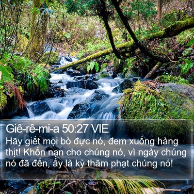 Giê-rê-mi-a 50:27 VIE Bible Verse Image