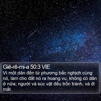 Giê-rê-mi-a 50:3 VIE Bible Verse Image